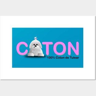 100 percent coton de tulear Posters and Art